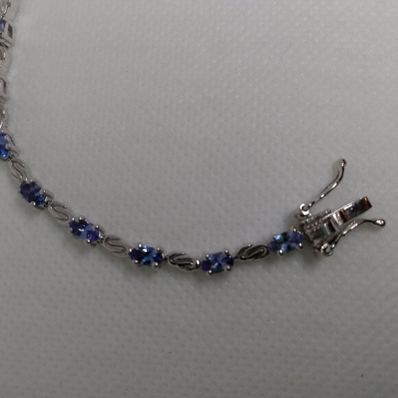 Tanzanite bracelet, size 6.75-6.50 - Picture 2 of 10